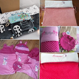 Couvertures, doudous, gigoteuse, nid d'ange personnalisés